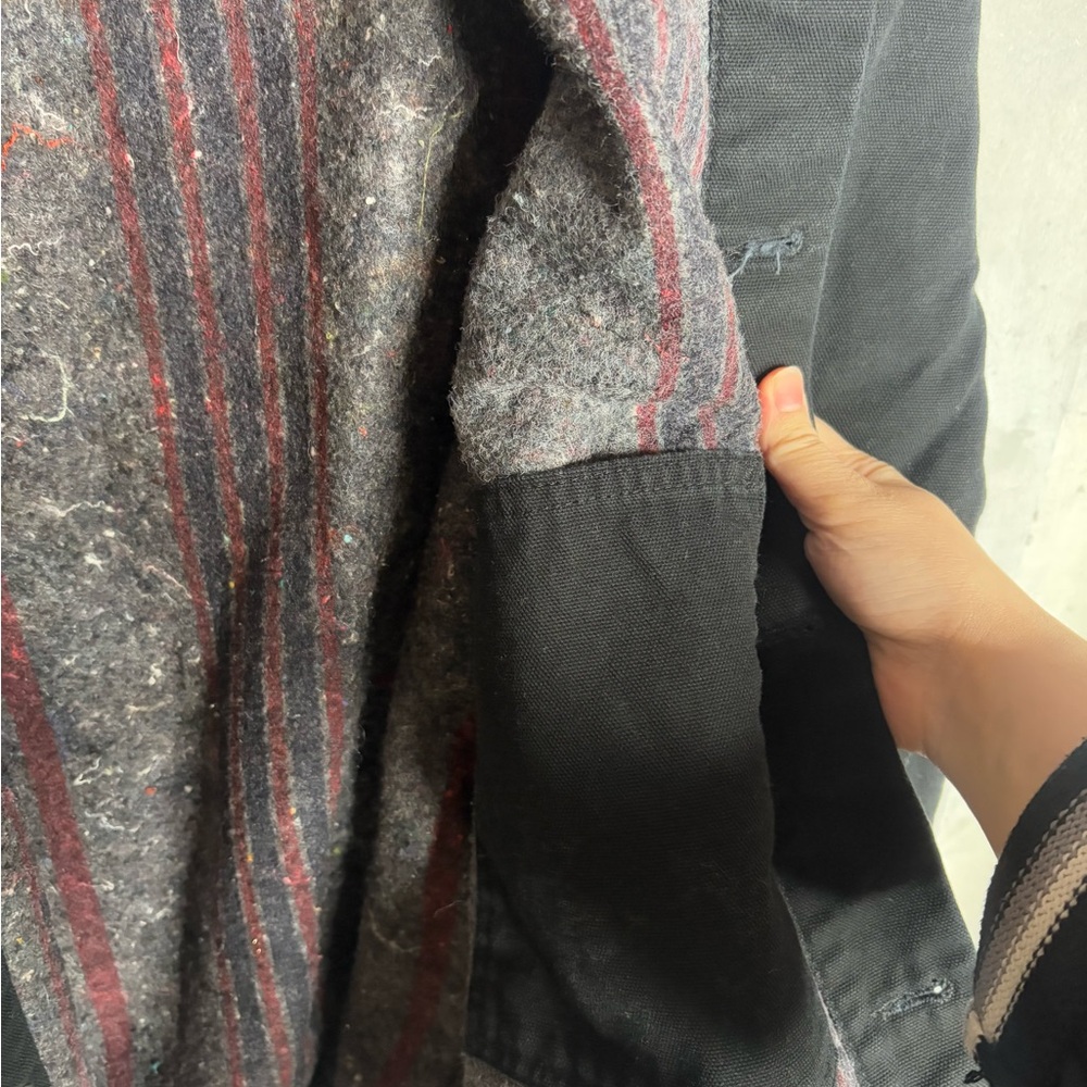 Dickies chore coat barn jacket vintage blanket lined black men’s size xl Detroit - Picture 5 of 6